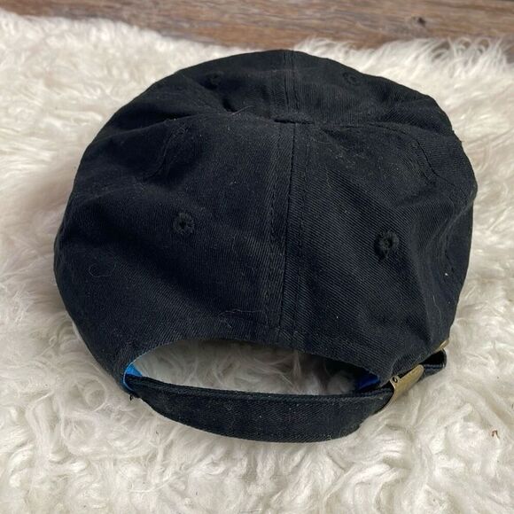 CHUBBIES Black Embroidered Parrot Palm Trees Unisex Baseball Style Cap Hat - Picture 4 of 8